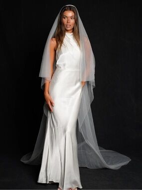Galia Lahav Cathedral Veil with Blusher